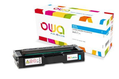OWA Armor toner kompatibilný s RICOH 407544, 1600st, modrá/cyan