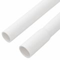 vidaXL Káblové rozvody so sponami Ø16 mm 10 m PVC