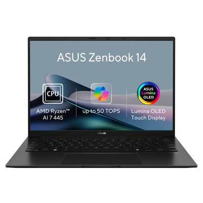 ASUS Zenbook 14/UM3406GA-OLED231X/AI7-445/14''/WUXGA/T/32GB/1TB/AMD int/W11P/Black/2R