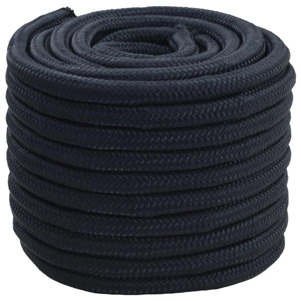 vidaXL Lano na čln Královská modrá 50 m Polyester
