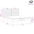 vidaXL Polohovací postel s matrací Svetlosivá 160 x 200 cm Zamat
