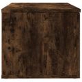 vidaXL TV skrinka dymový dub 80x34x30 cm spracované drevo