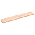 vidaXL Kúpeľňová doska 220x40x(2-6) cm neošetrený masív