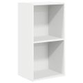 VidaXL Knižnica Biela 40x30x76,5 cm Konštrukcia dreva