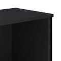 vidaXL Botník čierny 90x38x45,5 cm kompozitné drevo