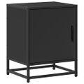 vidaXL Nočné stolíky 2 ks čierne 40x31x50 cm kompozitné drevo+kov