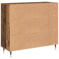 vidaXL Servírovacia skriňa Staré drevo 90 x 34 x 80 cm