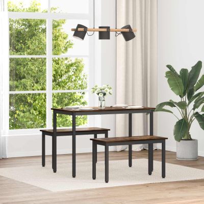 vidaXL lavička Dymová dub 80 x 35 x 45 cm Kompozitné drevo