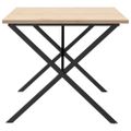 vidaXL Jedálenský stolík v tvare X 180x90x75,5 cm borovica a oceľ