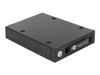 Skladovací mobilný rack - 2.5" - čierna