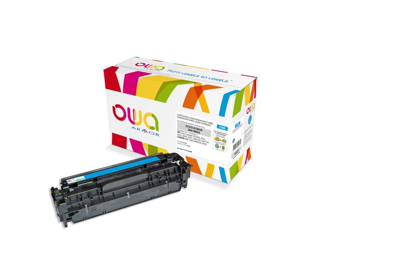 OWA Armor toner kompatibilný s HP CC531A, 2800st, modrá/cyan