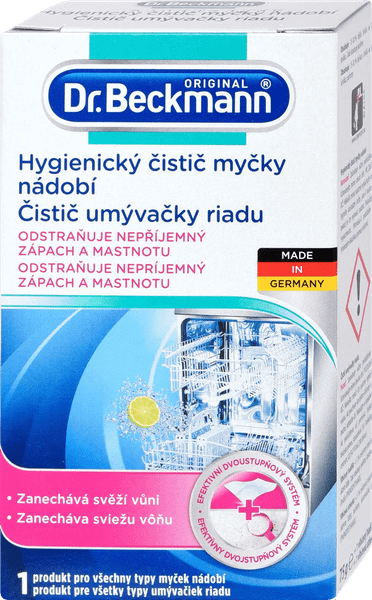 DR. BECKMANN Hygienický čistič umývačky riadu 75g