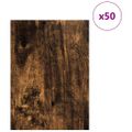 vidaXL Dekoračné panely 50 ks Dymový dub 30 x 42 x 0,27 cm
