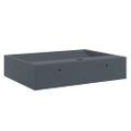 vidaXL Umývadlo minerálny/mramorový odliatok 50x38x11cm antracitové