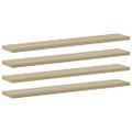 vidaXL Prídavné police 8 ks, dub sonoma 60x10x1,5 cm, drevotrieska