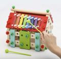 Montessori multifunkčný drevený domček Kruzzel 22564