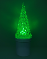 HD-134 LED sviečka zelený stromček - blikajúci plameň HOME DECOR