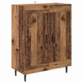 vidaXL Highboard 2 ks Staré drevo 69,5 x 34 x 180 cm Kompozitné drevo