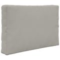 vidaXL Vankúš na vonkajšiu pohovku Polyester Sivá 60 x 60 cm