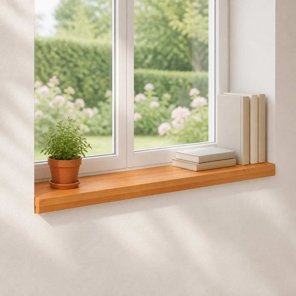 vidaXL Parapety 2 ks Svetlohnedá 80 x 25 x 2 cm Masívne bukové drevo