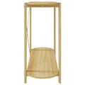 vidaXL Konzolový stolík 110x38x75 cm spracované drevo