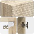 vidaXL Sada skríň 2 ks 33 x 34,5 x 90 cm Kompozitné drevo Dub sonoma