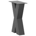 vidaXL Nohy konferenčného stolíka v tvare X, 2 ks, antracitové, 28 x (42-43) cm, oceľ