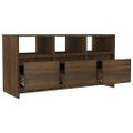 vidaXL TV skrinka hnedý dub 102x37,5x52,5 cm drevotrieska