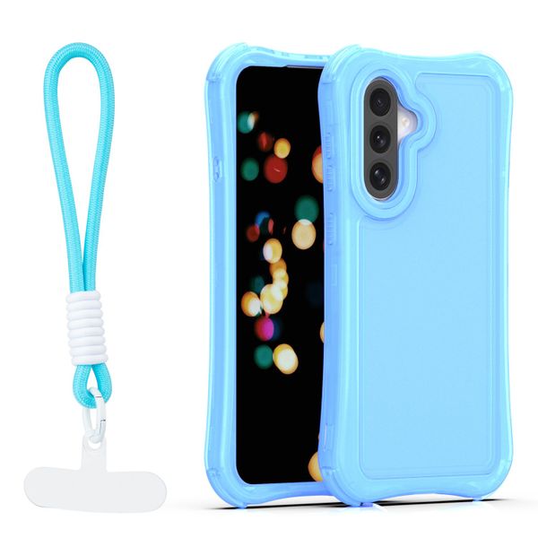 Púzdro Safepop s popruhom pre Samsung Galaxy A36 5G / A56 5G / A37 5G modré
