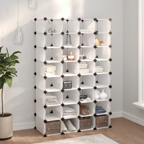 vidaXL Stojan na topánky priehľadný 93x36,5x140 cm PP