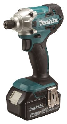 Makita Aku rázový šroubovák 1/4" Li-ion LXT 18V/5,0Ah, Makpac