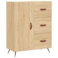 vidaXL Vysoká skrinka dub sonoma 69,5x34x180 cm spracované drevo