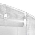 vidaXL Fóliovník s oceľovým rámom biely 90 m² 18x4x2 m