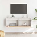 vidaXL Nástenná skrinka biela 100x30x35 cm masívna borovica