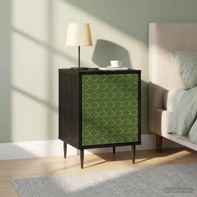 vidaXL Nočný stolík GELEEN 2 ks Čierny dub 36 x 33 x 51 cm