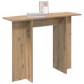 vidaXL Konzolový stôl Dub artisan 100 x 30 x 75 cm Kompozitné drevo