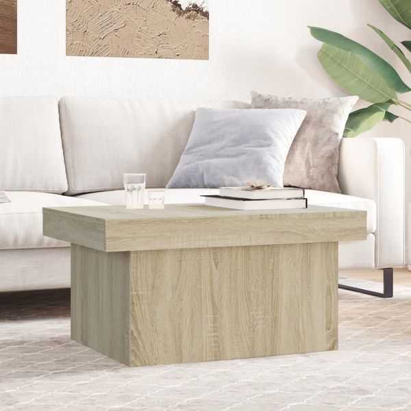 vidaXL Konferenčný stolík dub sonoma 100x55x40 cm kompozitné drevo