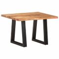 vidaXL Konferenčný stolík, nepravidelné hrany 60x60x40 cm, akácia