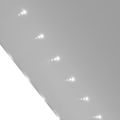 vidaXL Zrkadlo do kúpeľne 50x60 cm s LED svetlami