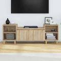 vidaXL TV skrinka dub sonoma 160x35x55 cm spracované drevo