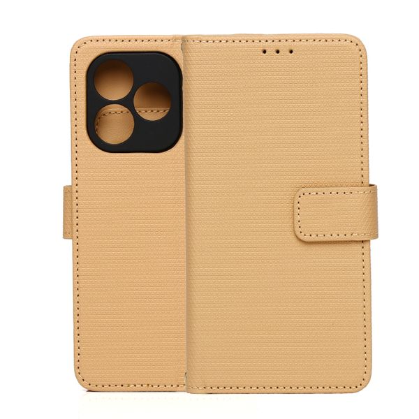 Puzdro Smart Triangle pre Honor 600 / Honor 600 Pro hnedé