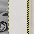 vidaXL Chrániče hrán 2 ks žlto-čierne 4x3x100 cm PU