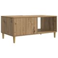 vidaXL Konferenčný stolík Dub artisan 90 x 50 x 40 cm Kompozitné drevo