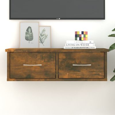 vidaXL Knižnica tmavý dub 60x26x18,5 cm spracované drevo