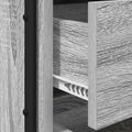 vidaXL Nočný stolík 2 ks Sivý Sonoma 35 x 36,5 x 61 cm