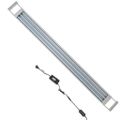 vidaXL Akváriová LED lampa 120-130 cm, hliník, IP67