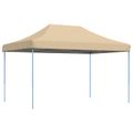 vidaXL Skladací pop-up párty stan béžový 440x292x315 cm