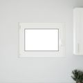 vidaXL Otočné a sklopné okno do suterénu RISOR 80 x 50 cm PVC a sklo