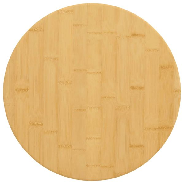 vidaXL Stolová doska Ø50x1,5 cm bambus