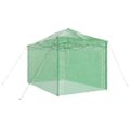 vidaXL Skleník s rýchlo postaviteľným rámom Zelená 280 x 410 x 315 cm